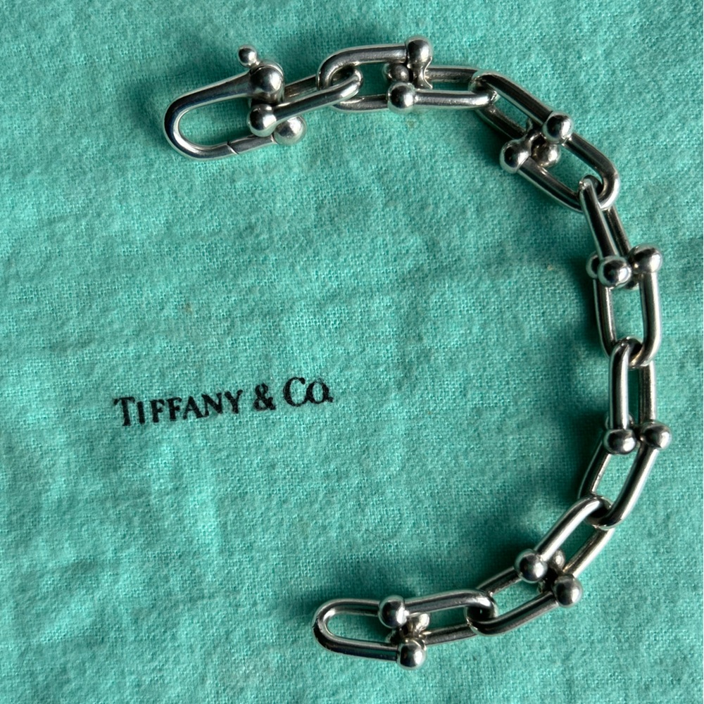 Tiffany & Co. Sterling Silver "HardWare" Large Link Bracelet